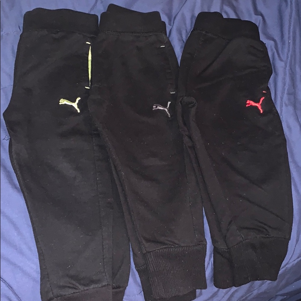 Toddler puma sweatpants selling as a bundle